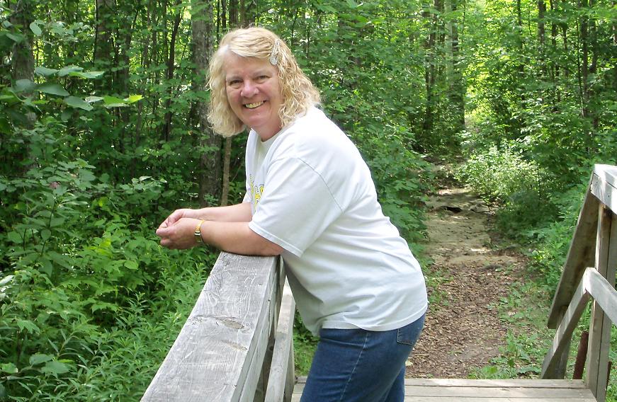 Lynne At Pete's Dam